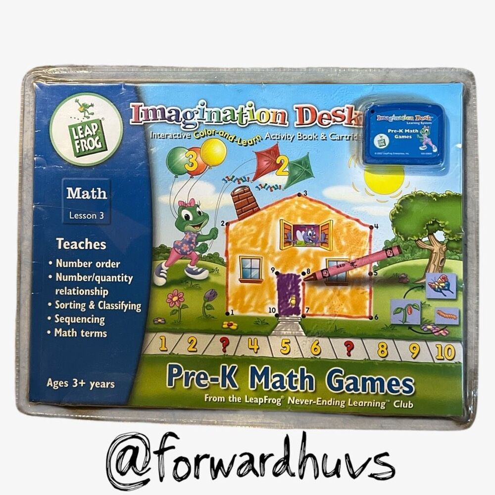 LeapFrog Imagination Desk Pre‑K Math Games Lesson 3 – Sealed